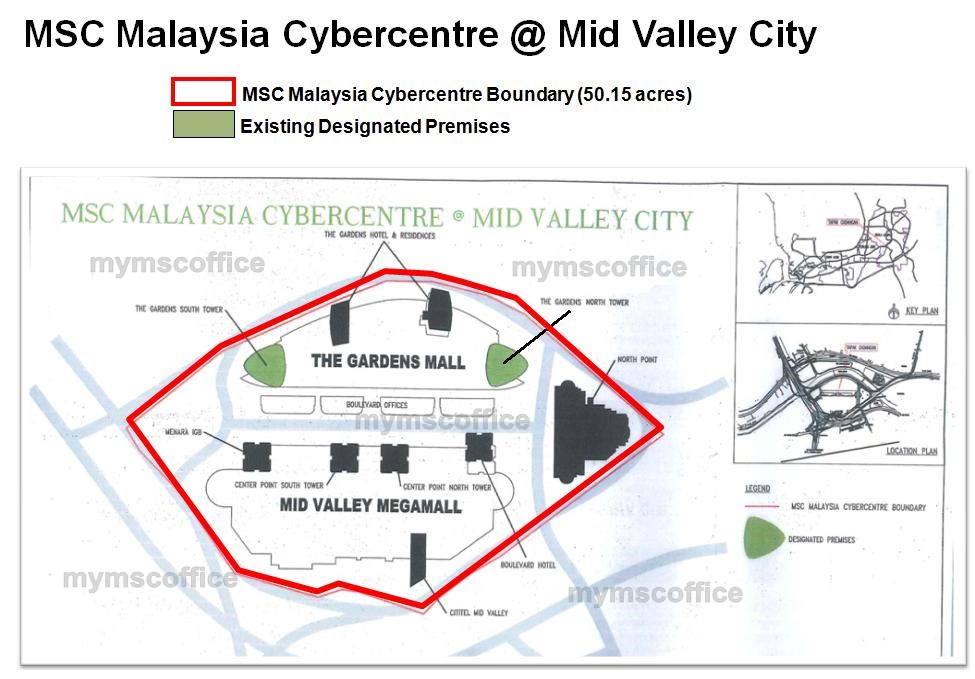 Mid Valley City Map
